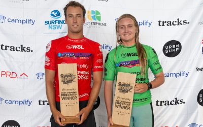 Sierra Kerr and Jordy Lawler Win The 2024 Camplify Port Stephens Pro QS 1,000